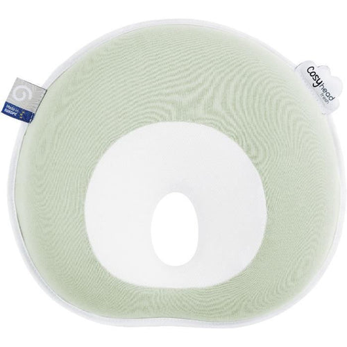 Poggiatesta per neonati - BABYMOOV - Cosyhead - Morfologia del neonato - Cotone biologico certificato Oeko-Tex - Verde salvia fresco