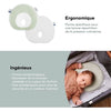 Poggiatesta per neonati - BABYMOOV - Cosyhead - Morfologia del neonato - Cotone biologico certificato Oeko-Tex - Verde salvia fresco