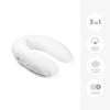 doomoo Buddy Cuscino per maternità e allattamento - Comfort ottimale per mamma e bambino, Puntini Argento