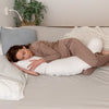 doomoo Buddy Cuscino per maternità e allattamento - Comfort ottimale per mamma e bambino, Puntini Argento