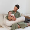 doomoo Buddy Cuscino per maternità e allattamento - Comfort ottimale per mamma e bambino, Funghi