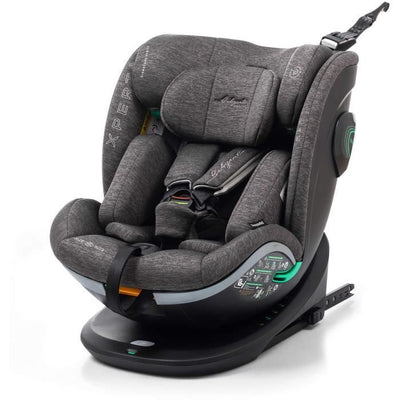 Seggiolino auto - BABYAUTO - XPERTA GREY DOBBY - Dalla nascita a 12 anni - 0-36 kg - I-Size - ISOFIX - Girevole a 360 - ECE R129
