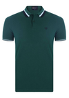 Fred Perry Polo Con Doppia Riga Uomo Slim Fit Polo Maniche Corte Con Colletto