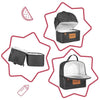 BADABULLE Borsa porta pranzo termica Pick & Go multipocket
