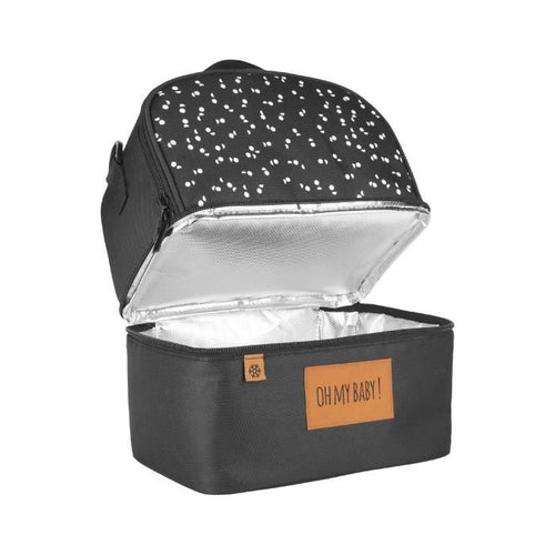 BADABULLE Borsa porta pranzo termica Pick & Go multipocket