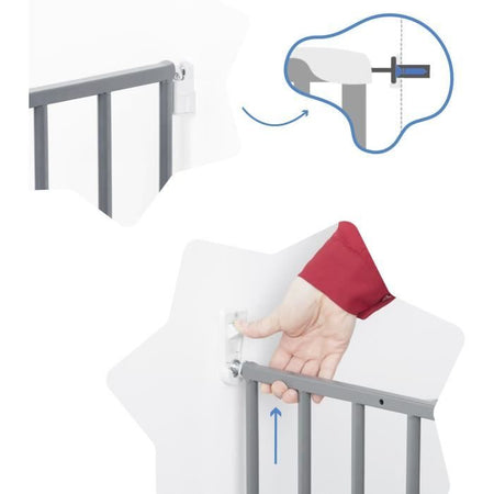 Badabulle Safety Gate Safe & Protect XL (60-107 cm)