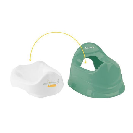 Badabulle Vaso didattico con ciotola removibile, Antiscivolo, Seduta ergonomica