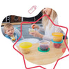 Badabulle Set di 12 vasetti portaoggetti per bebè, 250ml
