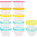 Badabulle Set di 12 vasetti portaoggetti per bebè, 250ml