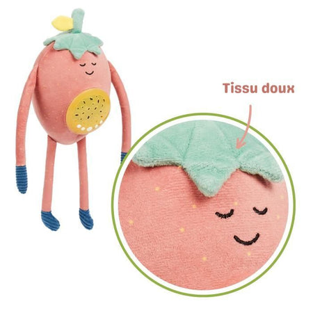 Luce notturna in peluche BADABULLE - Modello: BARNABE, proiezione per addormentarsi dolcemente