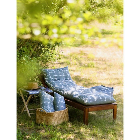 Cuscino per lettino prendisole - GIARDINO PRIVATO - FIOCCHI FUTURISTICI - Mastice