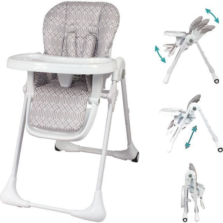 Seggiolone multiposizione - BAMBISOL - Reclinabile - Fino a 3 anni - Beige / Bianco