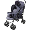 Passeggino doppio bastone BAMBISOL - 6-36 mesi per il sedile anteriore (max 15 kg) e 0-36 mesi (max 15 kg) per il sedile posteriore