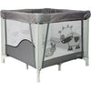 BAMBISOL - Box/culla pieghevole per bambini 90x90 cm con 2 livelli per dormire - Borsa per il trasporto, area giochi