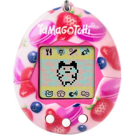Tamagotchi - BANDAI - Tamagotchi originale - Berry Delicious - animale domestico elettronico virtuale con schermo a colori, 3 pulsanti e giochi