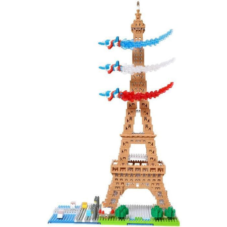 Nanoblock - Bandai - NB057 - Torre Eiffel - 500 pezzi - Fai da te - Da 8 anni in su