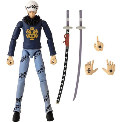 Bandai - Anime Heroes - One Piece - Anime Heroes Figura 17 cm - Trafalgar Law - 36937 Multicolor