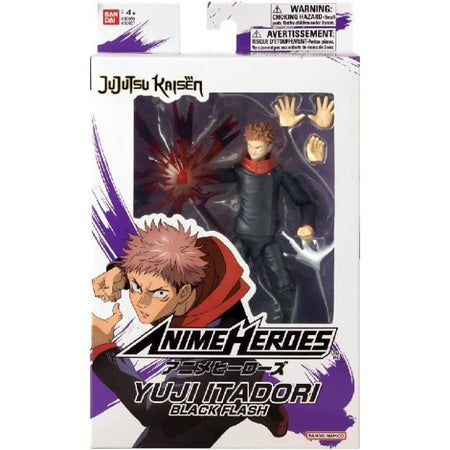 Anime Heroes Figurina articolata da 17 cm - Itadori Yuji Black Flash - BANDAI - Anime Heroes - Jujutsu Kaisen