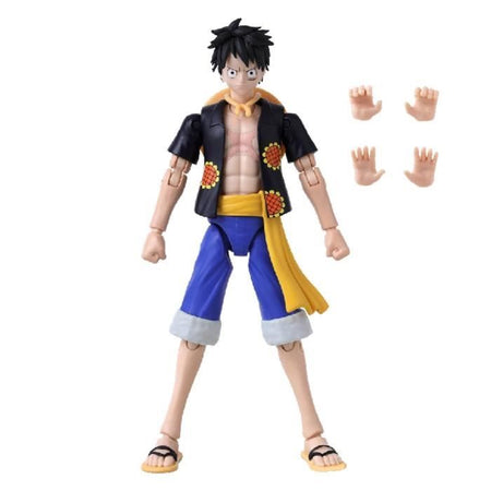 Figura Anime Heroes - Bandai - One Piece - Rufy (Dressrosa) - 17 cm
