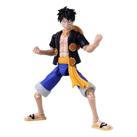 Figura Anime Heroes - Bandai - One Piece - Rufy (Dressrosa) - 17 cm