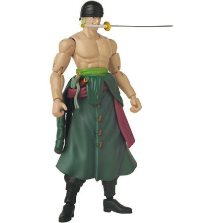 Figura Anime Heroes - BANDAI - One Piece Zoro Style 3 spade 17 cm - 16 punti di articolazione