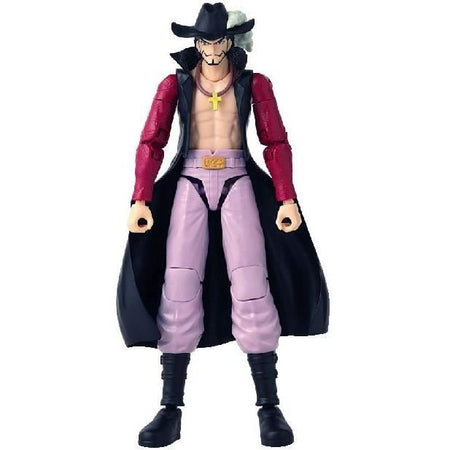 Figura articolata Anime Heroes - BANDAI - One Piece - Dracule Mihawk Hawkeye - 17 cm