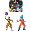 Statuetta Dragon Ball Super Dragon Stars 17 cm - Golden Frieza vs Super Saiyan Blue Goku - BANDAI