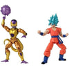 Statuetta Dragon Ball Super Dragon Stars 17 cm - Golden Frieza vs Super Saiyan Blue Goku - BANDAI