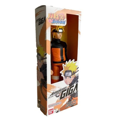 Figura articolata grande - BANDAI - Anime Heroes - Naruto Shippuden - Anime Heroes Mega Figure 30 cm - Naruto Uzumaki