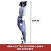 Figura articolata grande - BANDAI - Anime Heroes - Naruto Shippuden - Anime Heroes Mega Figure 30 cm - Sasuke Uchiha