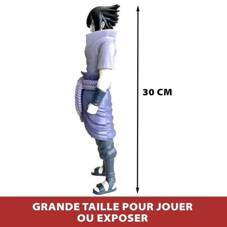 Figura articolata grande - BANDAI - Anime Heroes - Naruto Shippuden - Anime Heroes Mega Figure 30 cm - Sasuke Uchiha