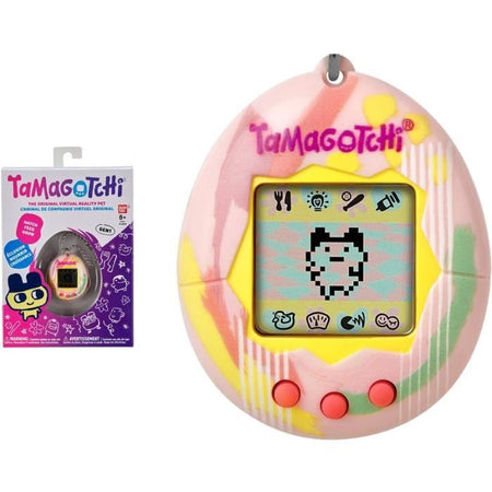 Bandai - Tamagotchi - Tamagotchi Originale - Art Style - Animale Domestico Elettronico Virtuale con Schermo, 3 Pulsanti e Giochi - 42883