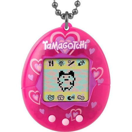 BANDAI - Tamagotchi - Tamagotchi originale - Lots of love - animale elettronico virtuale con schermo a colori, 3 pulsanti e giochi - 42975