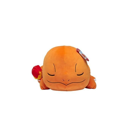 Peluche Salameche Sleeps 40cm - BANDAI - Pokémon - Piumino o Cuscino per Bambini dai 2 Anni in su