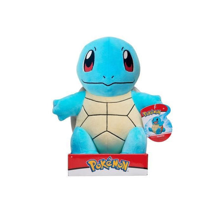 Peluche Squirtle (Squirtle) BANDAI - Pokémon - 30 cm - Molto morbido - JW0058