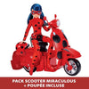 Scooter Miracollous Switch'n Go + Ladybug Lucky Charm Bandai 26 cm bambola articolata - P50668