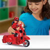 Scooter Miracollous Switch'n Go + Ladybug Lucky Charm Bandai 26 cm bambola articolata - P50668