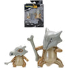 Pokémon - Osselait (5 cm) e Ossatueur Evolution Pack (10 cm) - Bandai