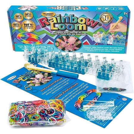 Rainbow Loom Original - Bandai - Telaio con 600 elastici - CD00001