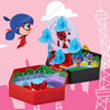 BANDAI - Miraculous Ladybug - Parco divertimenti Chibi Mini Universe - Mini figure di Marinette e Climatika incluse - P50553