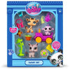 BANDAI - Littlest Pet Shop - Pacchetto Safari - 3 animali e accessori - BF00524
