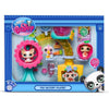 BANDAI - Littlest Pet Shop - Cofanetto Fun Factory - Playset con 2 animali, decorazioni e accessori - BF00519