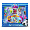 BANDAI - Littlest Pet Shop - Pets Got Talent Playset - Playset con 2 animali, decorazioni e accessori - BF00558