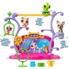 BANDAI - Littlest Pet Shop - Pets Got Talent Playset - Playset con 2 animali, decorazioni e accessori - BF00558