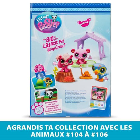 Pacchetto tematico 3 animali domestici - BANDAI - Littlest Pet Shop Camping - Animali e accessori