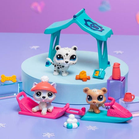 Pacchetto tematico 3 animali domestici - BANDAI - Littlest Pet Shop Snow - Animali e accessori
