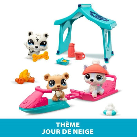 Pacchetto tematico 3 animali domestici - BANDAI - Littlest Pet Shop Snow - Animali e accessori