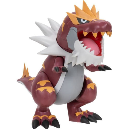 Figura - BANDAI - Pokémon leggendario Rexilius - 30 cm, articolato, scala cartone animato