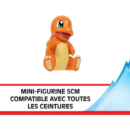 Cintura - BANDAI - Pokémon Clip 'N' Go - 1 cintura, 2 Poké Ball e 1 statuetta Salameche 5 cm