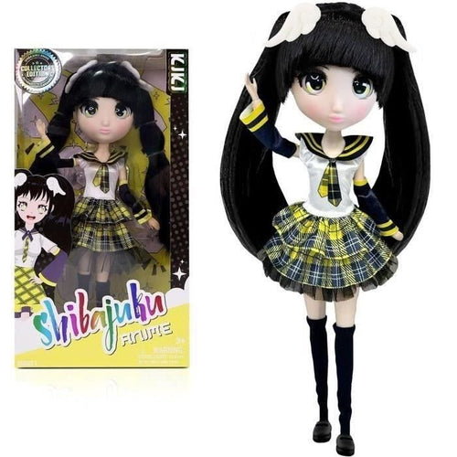 Grande bambola Kawai in stile giapponese da 30 cm - Kiki Doll - BANDAI - Licenza ufficiale Shibajuku Anime